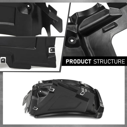 G-PLUS Front Left Side Fender Liner Compatible with Audi A6 S6 2016-2018 4G0853887J, AU1250110