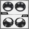 G-PLUS Fog Lamp Light Bezel Compatible with LR4 2010-2014 Black