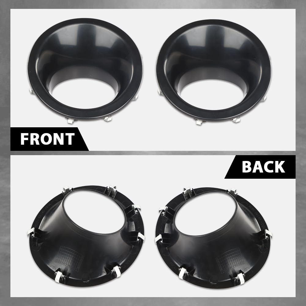 G-PLUS Fog Lamp Light Bezel Compatible with LR4 2010-2014 Black