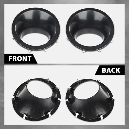 G-PLUS Fog Lamp Light Bezel Compatible with LR4 2010-2014 Black