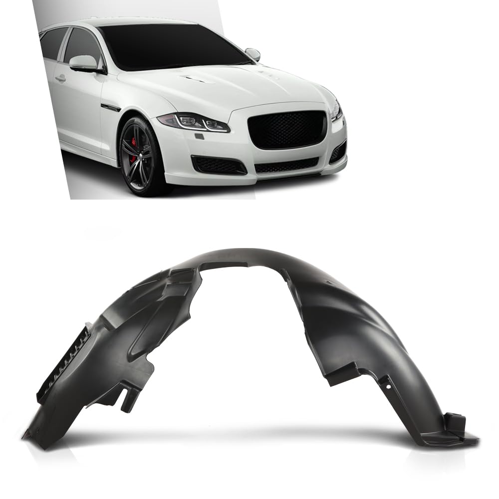 G-PLUS Front Right Side Fender Liner Splash Shield Compatible with Jaguar XJ XJR X351 2010-2019 Black
