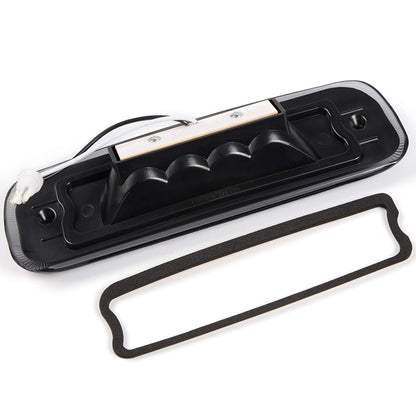 G-PLUS LED Third 3rd Brake Cargo Light Compatible With 1997 1998 1999 2000 2001 Cherokee, Rear Roof Center High Mount Stop Tail Light Replacement (Black Housing Clear Lens)
