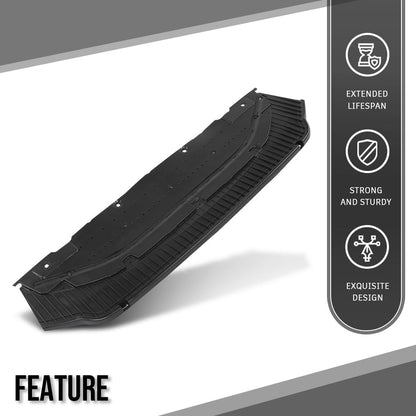 G-PLUS Front Bumper Cover Lower Splash Shield Mud Guard Compatible with Audi A6 & A6 Quattro 2012 2013 2014 2015 4G0807611, AU1228138 Black