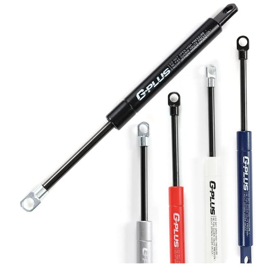 【Multi-Colored】 G-PLUS Universal 10" Trunk Lift Support Strut Gas Spring Shock,Tailgate Assist Shock Struts Bar Lift Support Universal Replace (Matt Black)