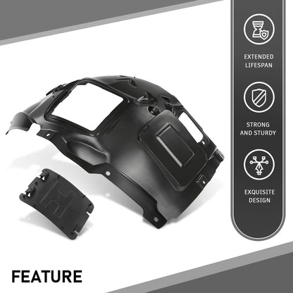 G-PLUS Fender Liner Front Passenger Right Side Upper Compatible with BMW 320i/320i xDrive Base Sedan Standard, Modern, and Luxury Line Models 2012-2018, 51717260726, BM1249131