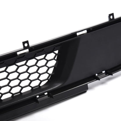 G-PLUS ABS Front Bumper Lower Grille Grill Honeycomb Style w/o Chrome Surround Compatible with Ford Mustang 2018-2021 (Not Fit Shelby GT500 models)