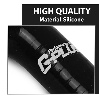 G-PLUS Silicone Heater Hose Kit Compatible with Toyota 4Runner 3.4L 1996-2002 W/Rear Heater Black