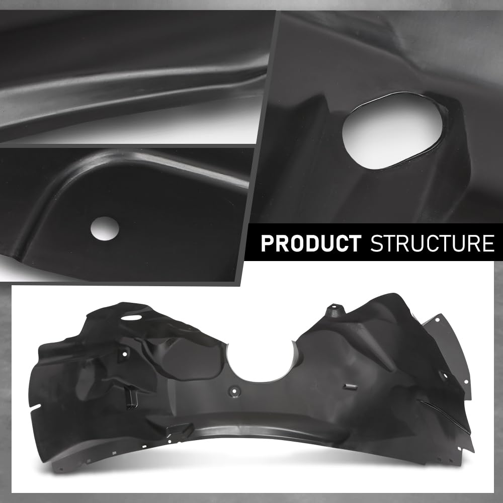 G-PLUS Front Right Fender Liner Inner, Compatible with Ford Edge 2015-2018, Passenger Side, FT4Z16102B, FT4Z16102H