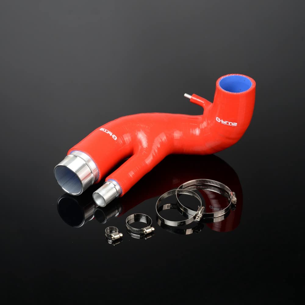 G-PLUS Silicone Ancillary Coolant Breather Hoses Kit Compatible With Mazda 1989-1998 MX5 MK1 1.6,Red