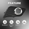 G-PLUS Front Bumper Fog Light Lamp Frame Covers w/Hole Compatible with Nissan Sentra 2016-2019 622564AF0B 622574AF0B NI1039142 NI1038142 LH&RH