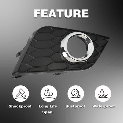 G-PLUS Front Bumper Fog Light Lamp Frame Covers w/Hole Compatible with Nissan Sentra 2016-2019 622564AF0B 622574AF0B NI1039142 NI1038142 LH&RH