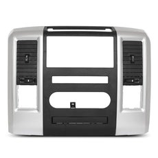 G-PLUS Radio Climate Bezel for Dodge Ram 2009-2012 Silver