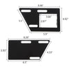 G-PLUS Engine Swap Mounts Brackets Compatible with Chevy Blazer / S10 2WD 1983-2005 and GMC Jimmy S15 / Sonoma S15 2WD 1983-2005 and Oldsmobile Bravada 2WD 1991-2004