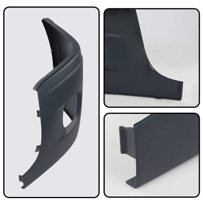 G-PLUS Bumper End Reinforcement Front Left Driver Right Passenger Side With Fog Light Cut-out Compatible With 2008-2016 Freightliner Cascadia 2127301002 2127301006 2128619002