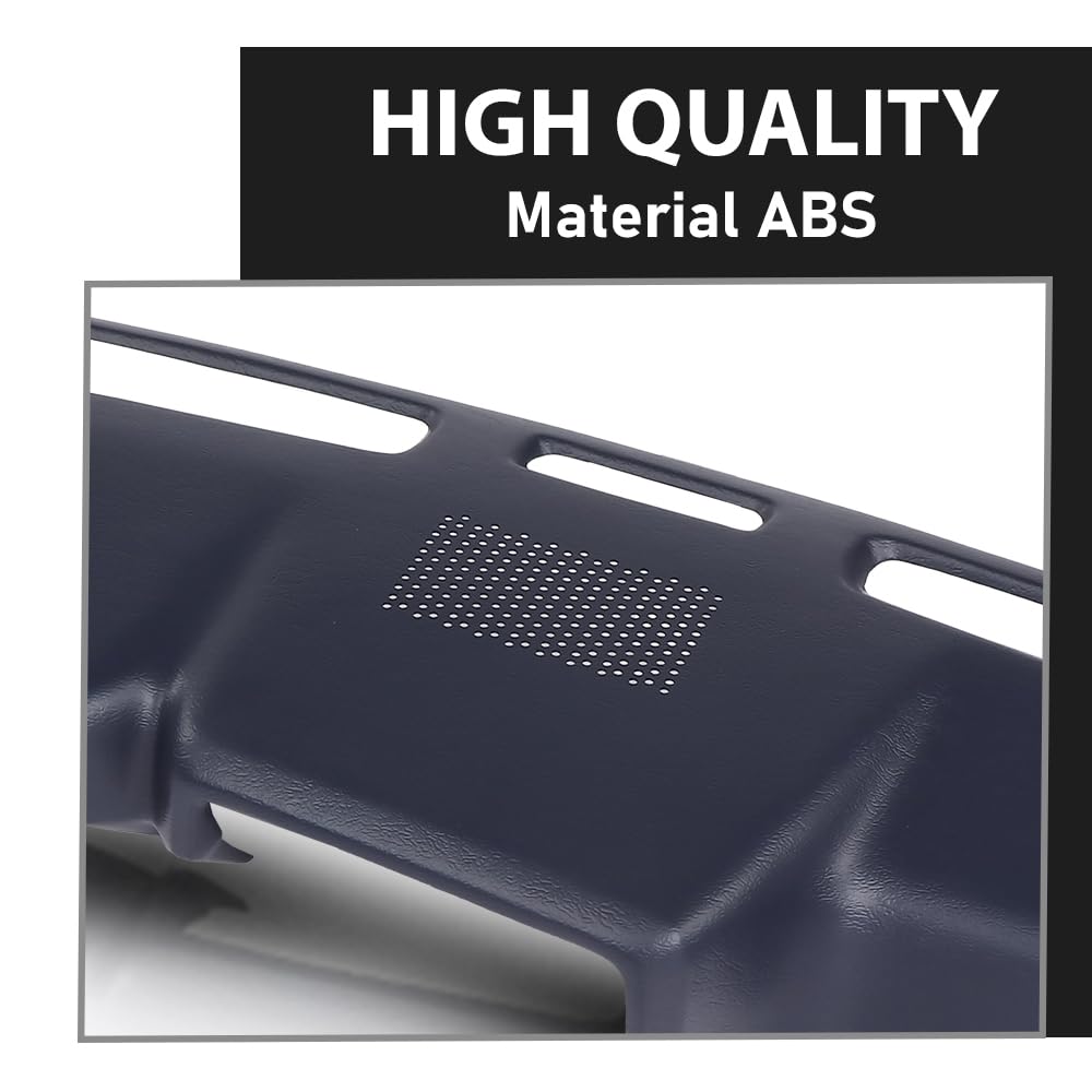 G-PLUS Dark Blue Dash Cover Compatible with Ford F100 F150 F250 F350 Bronco 1980-1986 Dashboard Cover