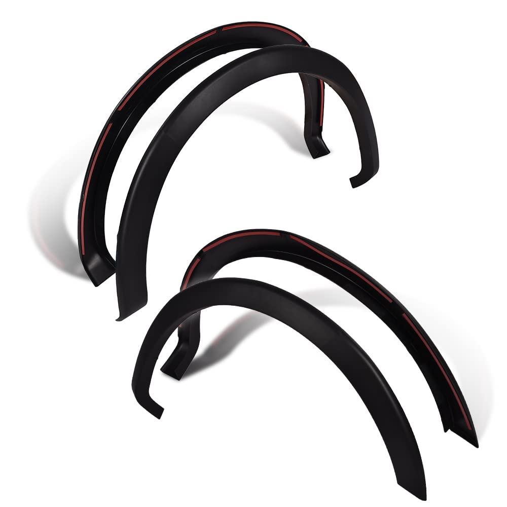 G-PLUS Fender Flares Factory Style, Compatible with Ford F150 2009-2014 Fit 67" / 78.8" / 97.4" Styleside Beds, 4PCS Textured Wheel Cover Protector (Not Fit Platinum & Raptor models)