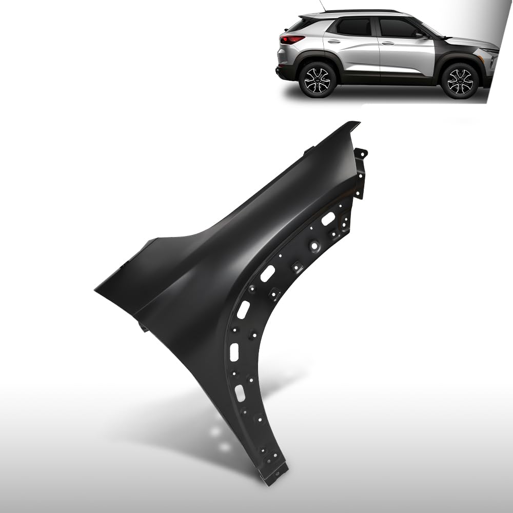 G-PLUS Fender Front Right Passenger Side Compatible with Chevy Trailblazer 2021-2026 Black