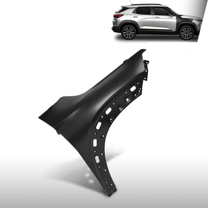 G-PLUS Fender Front Right Passenger Side Compatible with Chevy Trailblazer 2021-2026 Black