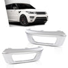 G-PLUS Front Right&Left Bumper Fog Light Trim Pair Compatible with Land Rover Range Rover Sport 2014-2017