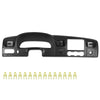 G-PLUS Dash Bezel Dashboard Surround Trim Panel Compatible with Ford F250 F350 Super Duty 2005 2006 2007 Black Dash Cover