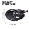 G-PLUS 1 Pair Front Bumper Fog Lights Fog Lamp Accessories No Bulbs Compatible with 2009-2013 Bmw F01 F02 740i 740li 750i neblineros para autos delantero faros antiniebla