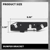 G-PLUS Front Left Side Bumper Bracket Retainer Compatible with Ford Edge (submodel: SE, SEL, Sport, Titanium) 2015-2018 FT4Z17C947B, FO1032108 Black