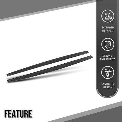 G-PLUS Side Skirts Extension Compatible with BMW F32 F33 F36 4 Series M Sport Models 2014 2015 2016 2017 2018 2019 2020 Carbon Fiber Black