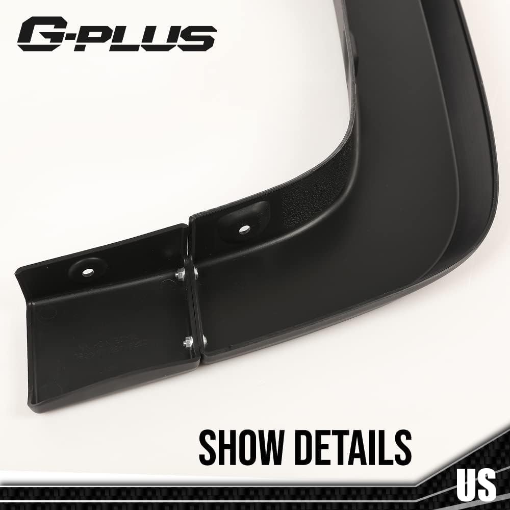 G-PLUS Fender Flares 4 PCS Textured Factory Compatible with Chevy Silverado 1500 2014-2018/ Silverado 2500 3500HD 2015-2019 (6.5' and 8' Long Bed), NOT Fit GMC Sierra & Dually model Wheel Flares Cover