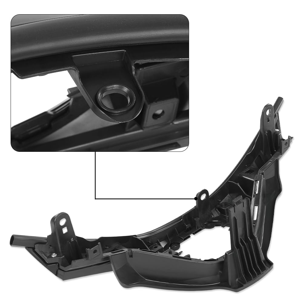 G-PLUS Front Upper Bumper Grille Assembly Gloss Black Compatible with Toyota CHR 2018-2019 53112F4010 53111F4901 53111F4010 TO1200416 TO1200417