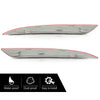 G-PLUS Bumper Reflector Set Compatible with 2013-2016 Ford Fusion Rear Left & Right 2Pc DS7Z13A565A, FO1185103, DS7Z13A565B, FO1184103