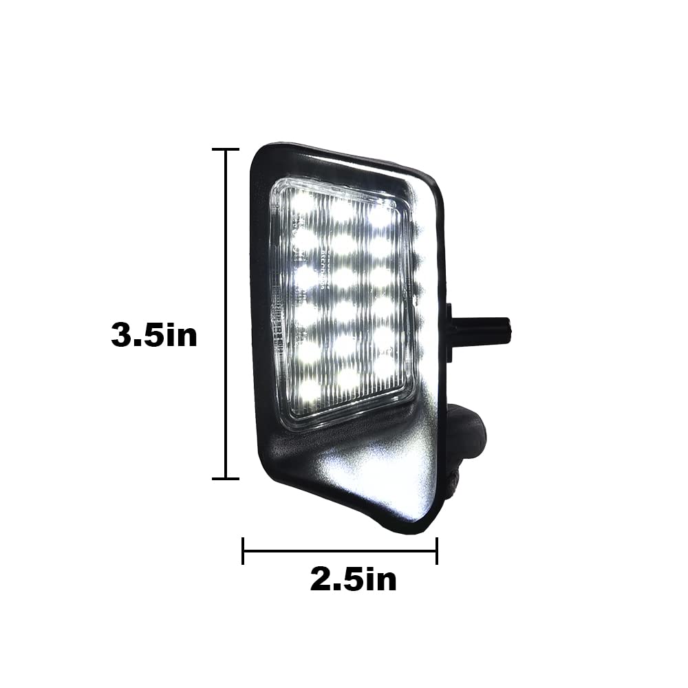 G-PLUS LED License Plate Lights Lamp Assembly Compatible With 2004-2012 Chevy Colorado/GMC Canyon,#20985455 Bright White Pack of 2