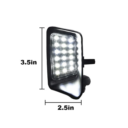 G-PLUS LED License Plate Lights Lamp Assembly Compatible With 2004-2012 Chevy Colorado/GMC Canyon,#20985455 Bright White Pack of 2