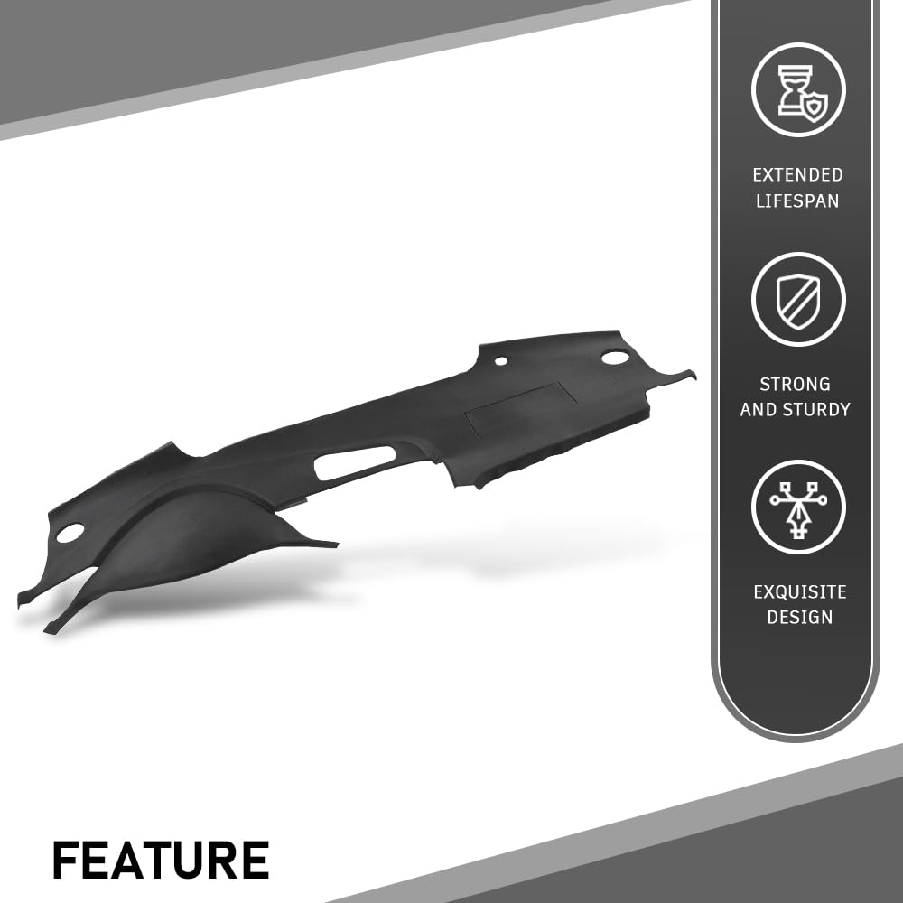 G-PLUS TPE Dashboard Dash Cover Cap Compatible with Acura TL 2004 2005 2006 2007 2008 Black