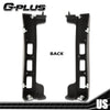 G-PLUS Front Lower Bumper Guide Brackets Driver Passenger Compatible with 201 -2022 Chevy Equinox GM1042153, GM1043153,23227561, 23227562 Black