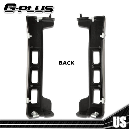 G-PLUS Front Lower Bumper Guide Brackets Driver Passenger Compatible with 201 -2022 Chevy Equinox GM1042153, GM1043153,23227561, 23227562 Black