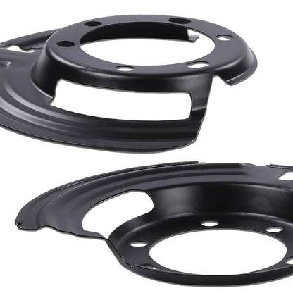 G-PLUS Front LH & RH Brake Dust Shield Compatible with Jeep Cherokee XJ 1984-2001, Fit Jeep Wrangler 1987-2006, Fit Jeep Grand Cherokee 1993-1998 Brake Backing Plate Dust Shield 52005476, 52005477