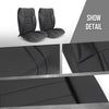 G-PLUS Front & Rear Seat Covers Full Set Compatible with Dodge Challenger SE SXT RT 2011-2014 (NOT Fit SRT8) Black