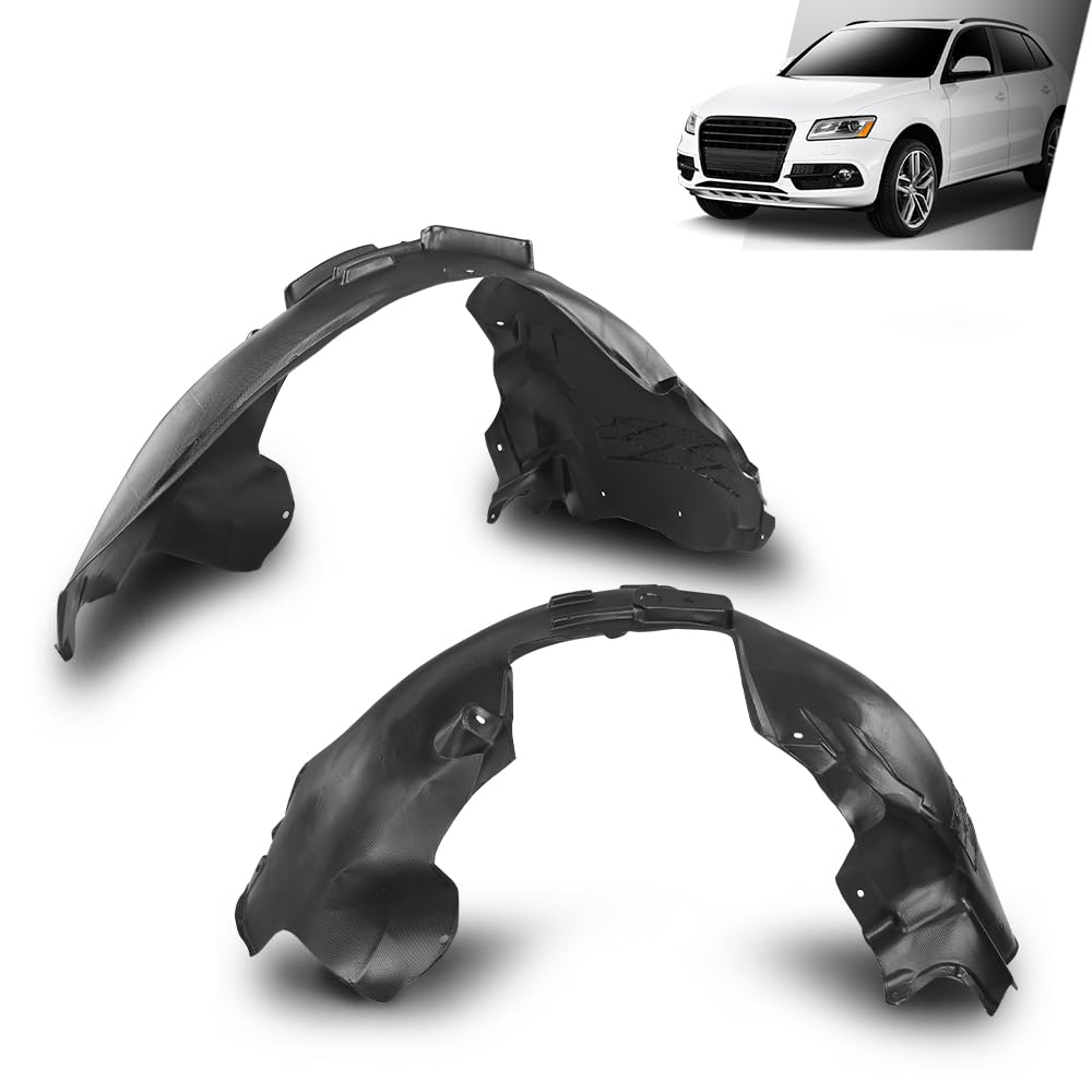 G-PLUS Fender Liners Front, Driver & Passenger Side Compatible with Audi Q5 2009-2017,Fit Audi SQ5 2014-2017,Fit for Models Without S-Line Package 8R0821172F, 8R0821172K