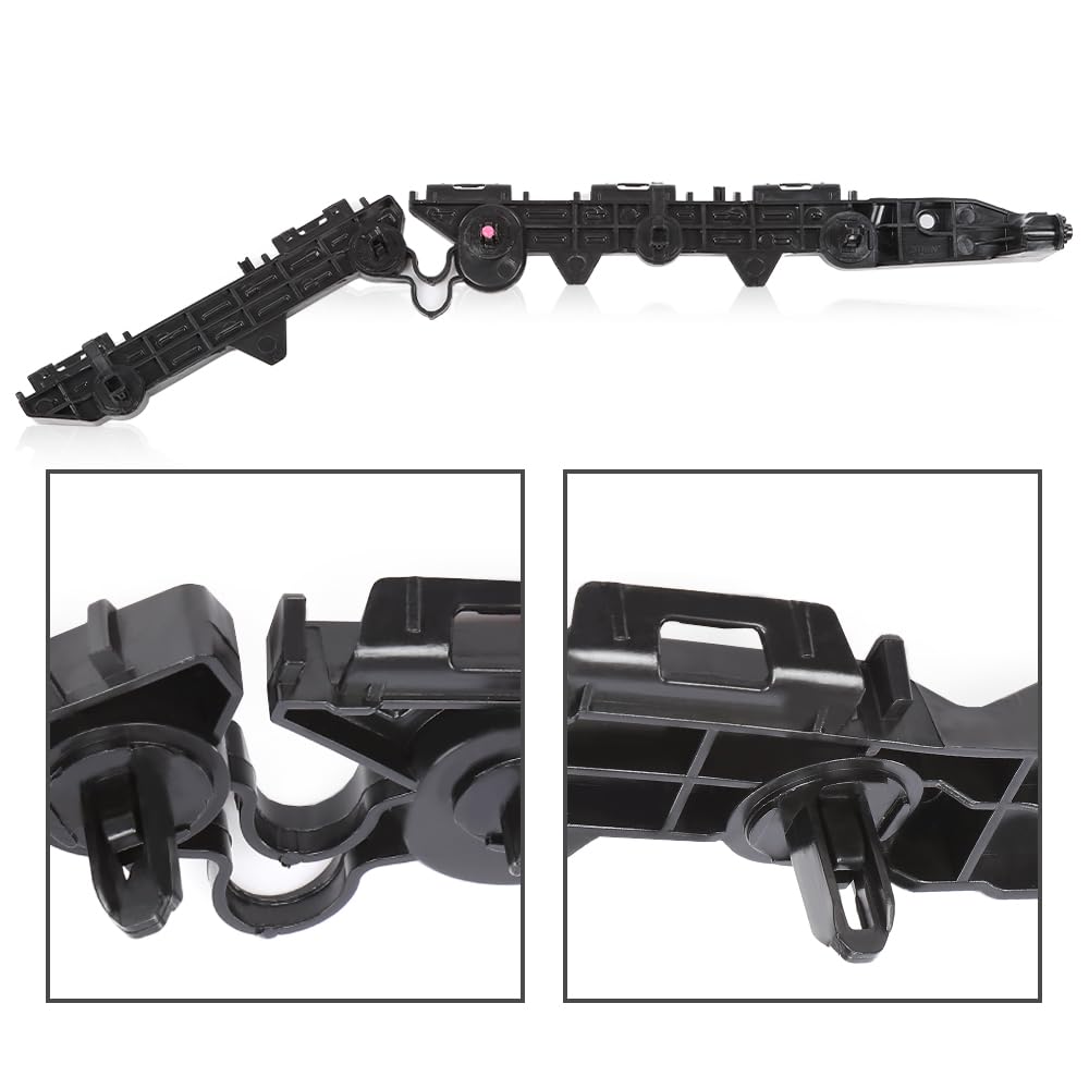 G-PLUS Rear Left & Right Side 1pair Bumper Brackets Compatible with 2019-2021 Toyota RAV4 521550R070, 521560R070, TO1143129, TO1142129
