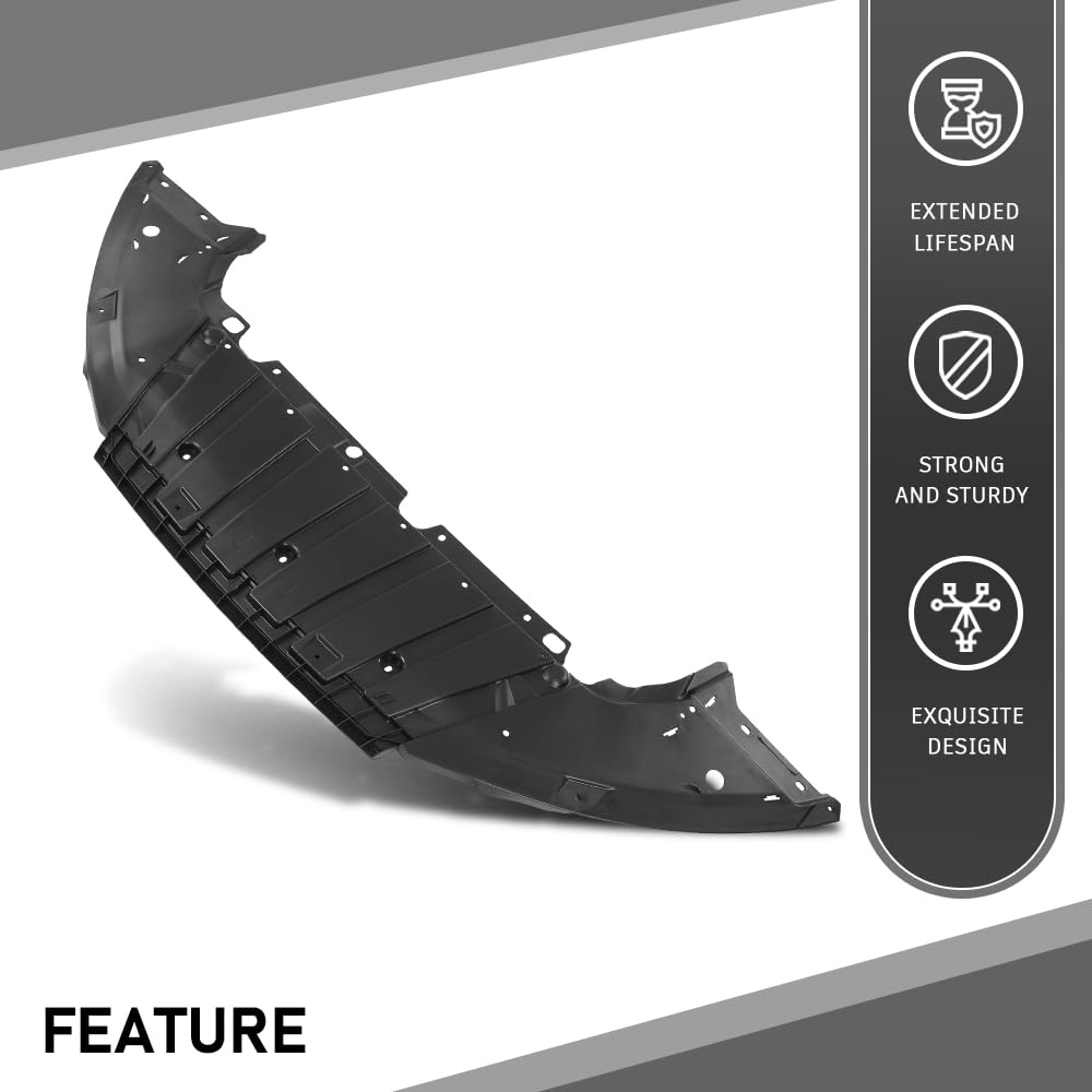 G-PLUS Lower Under Cover Engine Splash Shield, Compatible with Ford Focus 2015-2018, FO1228150, F1EZ17808A
