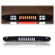 G-PLUS LED Third Brake Light for Chevy Silverado GMC Sierra 2007-2014 Clear Lens Black Housing