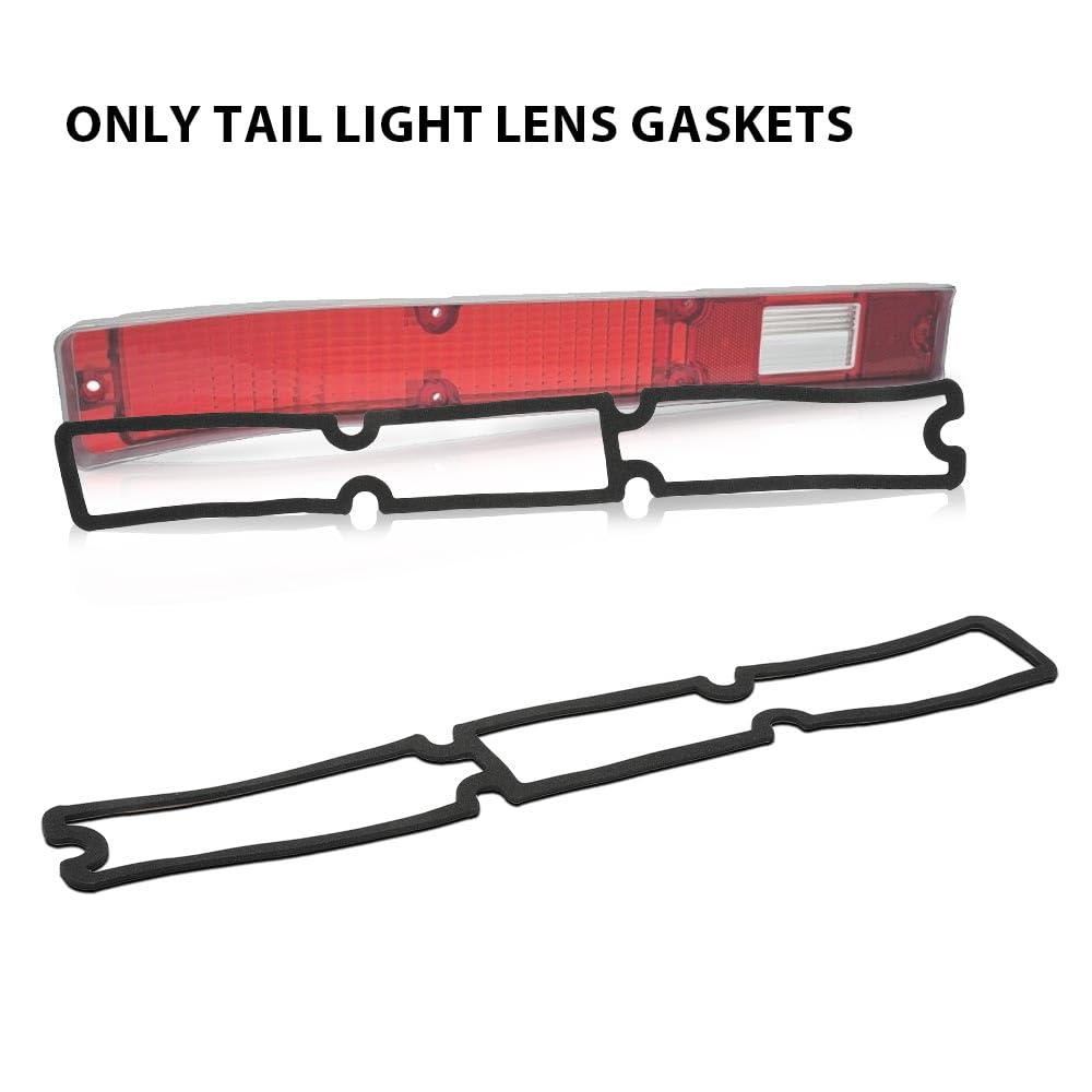 G-PLUS Pair Tail Lamp Gaskets Fit 1970 1971 1972 Buick Skylark, GS, GSX Tail Light Lens