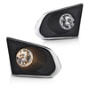 G-PLUS Fog Lights Bumper Lamps Left+Right w/Bulbs Compatible with Chevy Trax LS/LT/LTZ models only 2015 2016 GM2592312, GM2593312, 95227855, 95227856 Clear Lens Chrome Housing
