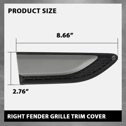 G-PLUS Right Fender Grille Trim Cover Compatible with Discovery Sport 2015-2016 LR058534