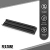 G-PLUS Center Console Front Rubber Liner Stepped Compatible with Chevy Silverado GMC Sierra 2014 2015 2016 2017 2018 2019 22781201 Black