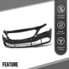 G-PLUS Front Bumper Cover Primed Compatible with Buick Lacrosse 2017 2018 2019 (with Park Assist Holes) 26243327, 26216473, 26686231, GM1000A17, Black