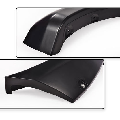 G-PLUS 6PCS Fender Flares Compatible with Ford Ranger T6 XL XLT 2011-2018 (2015-UP Model Must Remove The Factory Mudflaps) Wheel Opening Molding Arch Trim, Smooth Riveted Style