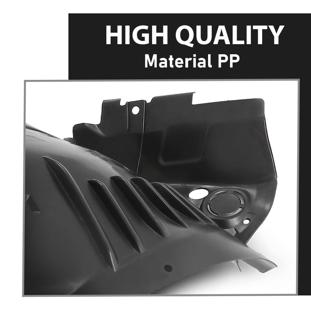 G-PLUS Fender Liner Front Passenger Side Compatible with Benz C250 C300 C350 Sport 4Matic, Base Luxury 2012-2014 2046905930