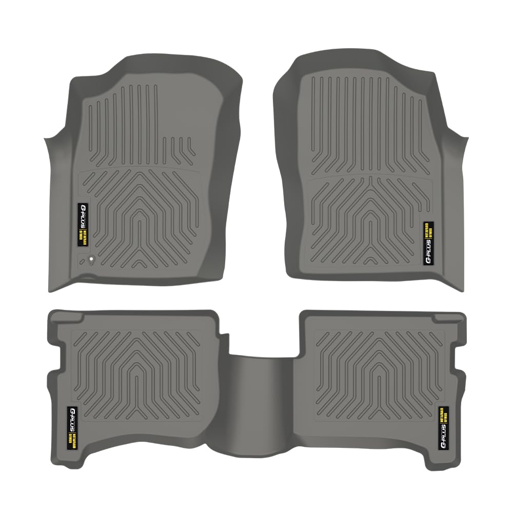 Floor Mats Fit Toyota 4Runner 1996-2002,1st & 2nd Row All Weather Protection TPE Floor Liners Cargo Liner Gray, alfombras para carro