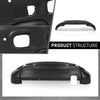 G-PLUS Rear Bumper Cover Compatible with Jeep Renegade 2015-2023, Fit Models w/Park Assist Sensor Holes Only, CH1100A16, 187-01718E, Primed Black